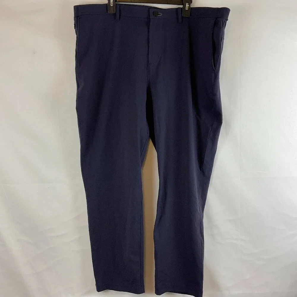 Public Rec Pants Men's 42/30 Navy Blue Zipper Pockets